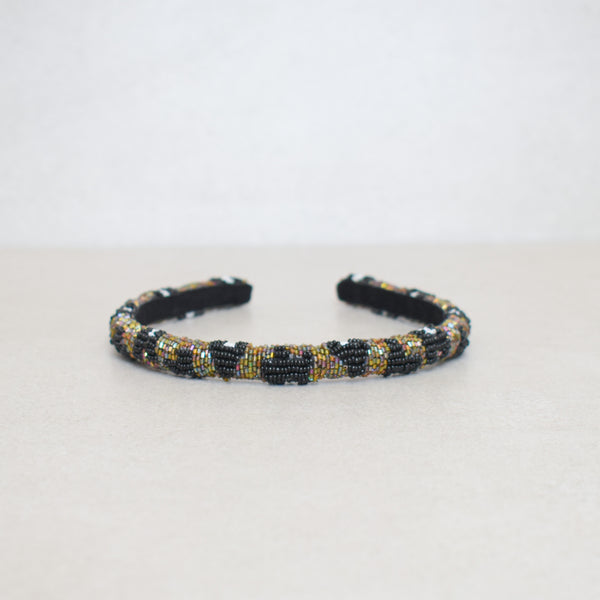 Cintillo skinny Animal Print beads