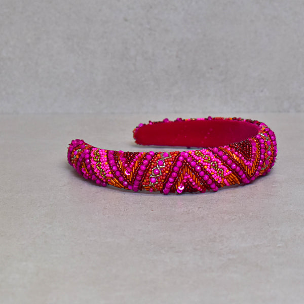 Cintillo Fucsia Ethnic Crown